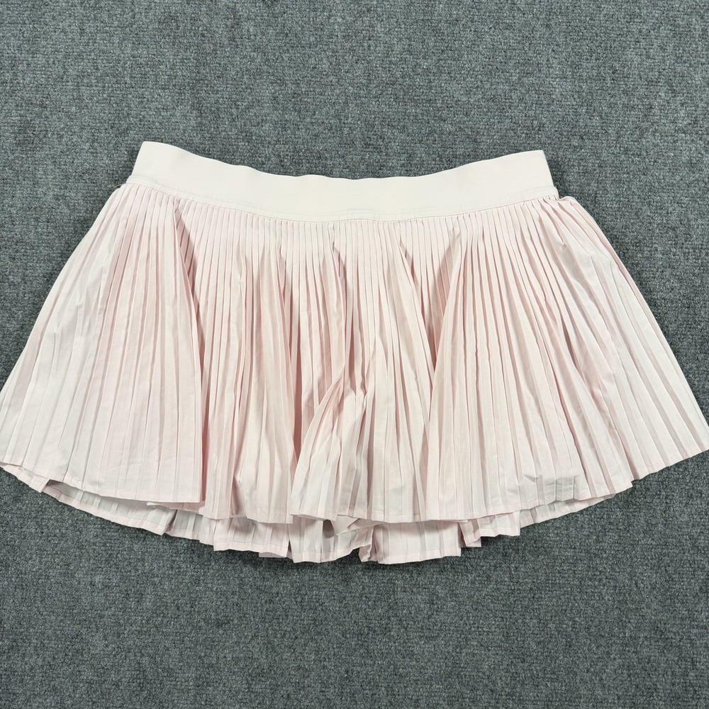 Lululemon Varsity High Rise Pleated Tennis Skirt Womens 12 Light Pink Skort